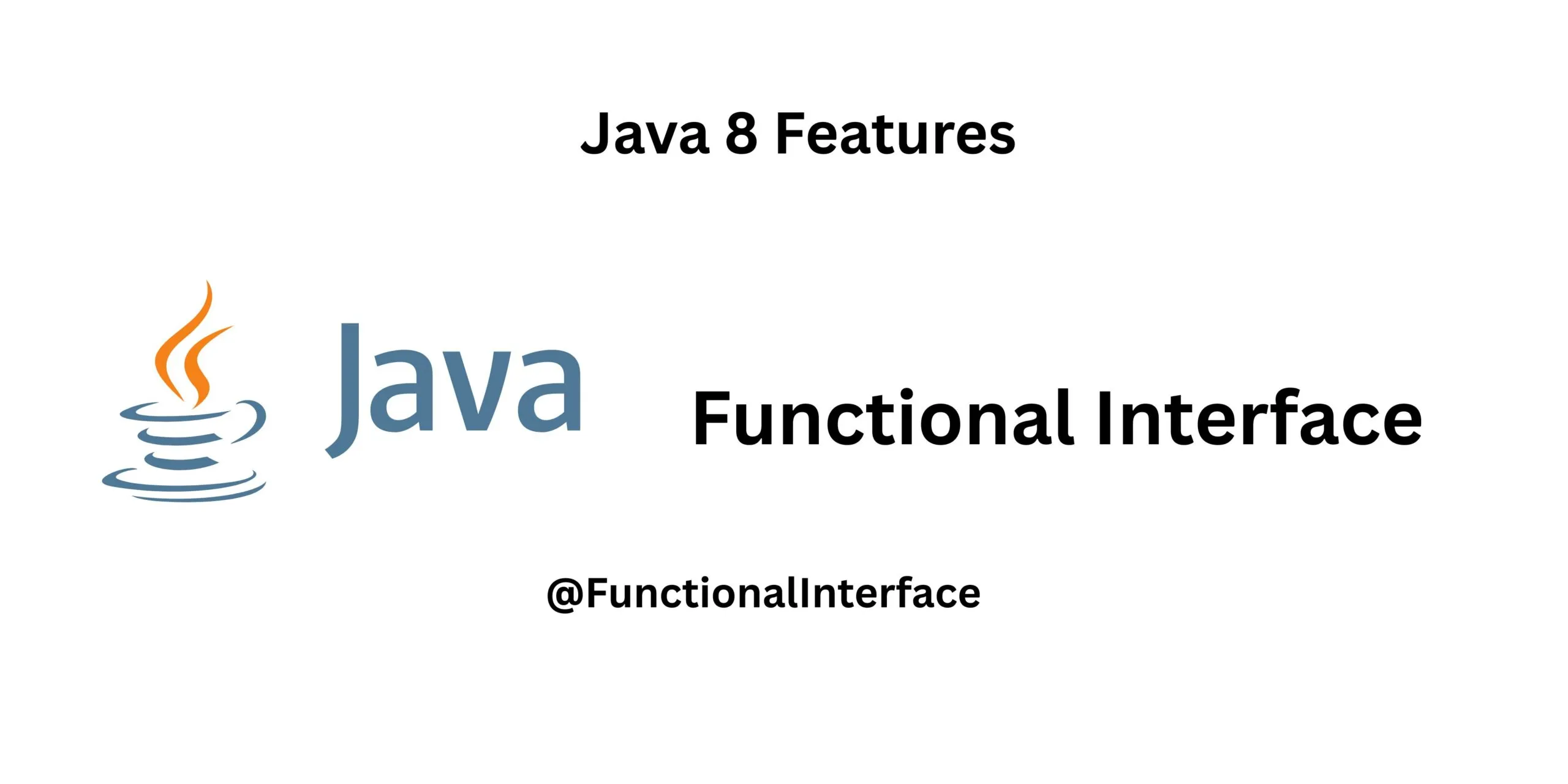 functional interface in Java