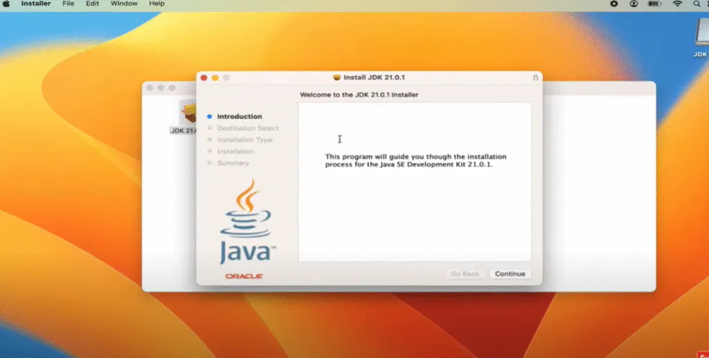 JDK installation